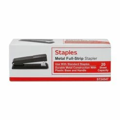 Staples Desktop Stapler, Full-Strip Capacity, Black (24547-CC) 13 Staples Desktop Stapler, Full-Strip Capacity, Black (24547-CC) -STAPLES Sales s1224008 sc7