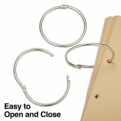 Staples Loose Leaf Book Rings, 3", Silver, 10/Pack (44417) 8 Staples Loose Leaf Book Rings, 3", Silver, 10/Pack (44417) -STAPLES Sales s1225559 sc7
