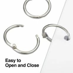 Staples Book Rings, 1", Silver, 100/Pack (44418) 8 Staples Book Rings, 1", Silver, 100/Pack (44418) -STAPLES Sales s1225565 sc7
