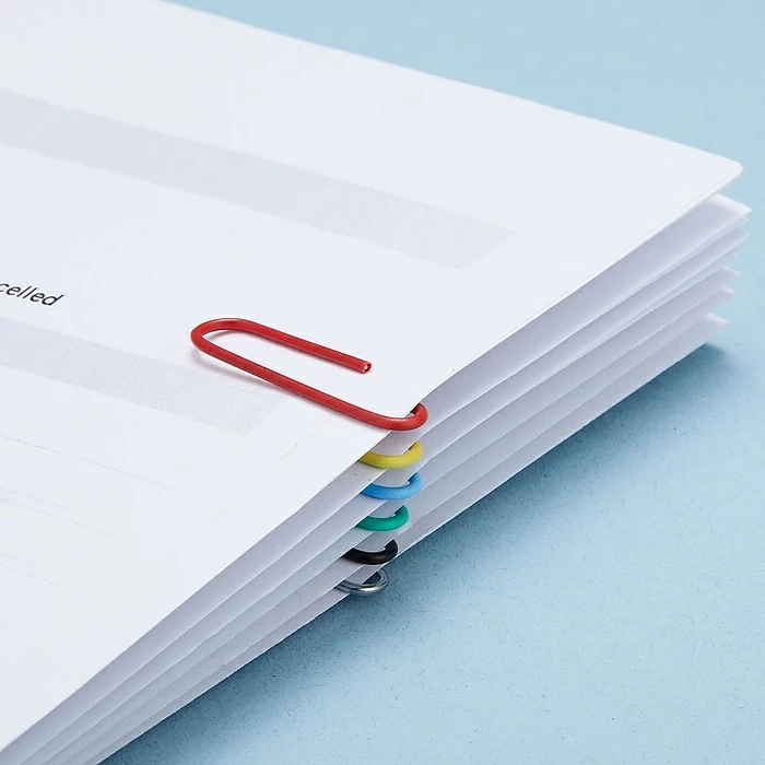 Staples Standard #1 Paper Clips, Assorted Colors, 1000/Pack (40636) 5 Staples Standard #1 Paper Clips, Assorted Colors, 1000/Pack (40636) - Image 3