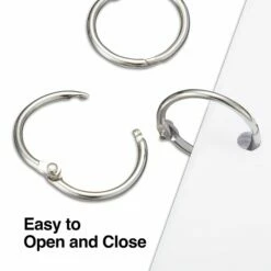 Staples Book Rings, 1", Silver, 16/Pack (32007) 8 Staples Book Rings, 1", Silver, 16/Pack (32007) -STAPLES Sales s1225700 sc7