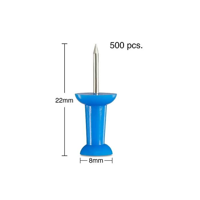 Staples Push Pins, Assorted, 500/Pack (20938) 4 Staples Push Pins, Assorted, 500/Pack (20938) - Image 2