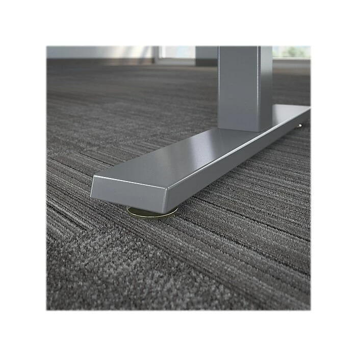 Bush Business Furniture Move 40 Series 28''-48'' Adjustable Standing Desk, Natural Maple/Cool Gray Metallic (M4S7230ACSK) 9 Bush Business Furniture Move 40 Series 28''-48'' Adjustable Standing Desk, Natural Maple/Cool Gray Metallic (M4S7230ACSK) - Image 7