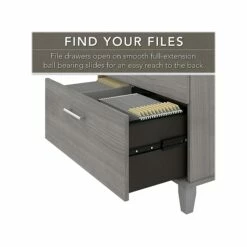 Bush Furniture Somerset 2-Drawer Lateral File Cabinet, Letter/Legal, Platinum Gray, 30" (WC81280) 12 Bush Furniture Somerset 2-Drawer Lateral File Cabinet, Letter/Legal, Platinum Gray, 30" (WC81280) -STAPLES Sales sp101211519 sc7