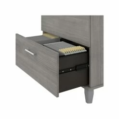 Bush Furniture Somerset 2-Drawer Lateral File Cabinet, Letter/Legal, Platinum Gray, 30" (WC81280) 16 Bush Furniture Somerset 2-Drawer Lateral File Cabinet, Letter/Legal, Platinum Gray, 30" (WC81280) -STAPLES Sales sp101211526 sc7