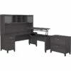 Bush Furniture Somerset 72W 3 Position Sit To Stand L Shaped Desk With Hutch And File Cabinet, Storm Gray (SET016SG) 1 Bush Furniture Somerset 72W 3 Position Sit To Stand L Shaped Desk With Hutch And File Cabinet, Storm Gray (SET016SG) -STAPLES Sales sp101295401 sc7