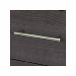 Bush Furniture Somerset 72W 3 Position Sit To Stand L Shaped Desk With Hutch And Bookcase, Storm Gray (SET017SG) -STAPLES Sales sp101295781 sc7