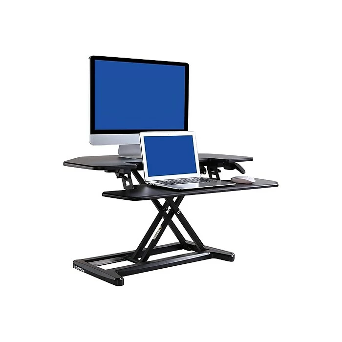 Flexispot AlcoveRiser 36" Adjustable Desk Riser, Black (M7C) 4 Flexispot AlcoveRiser 36" Adjustable Desk Riser, Black (M7C) - Image 2