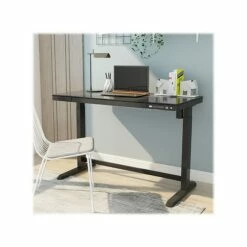 FlexiSpot 28"-48" Glass Adjustable Desk, Black (EG8B-E) 9 FlexiSpot 28"-48" Glass Adjustable Desk, Black (EG8B-E) -STAPLES Sales sp106731165 sc7