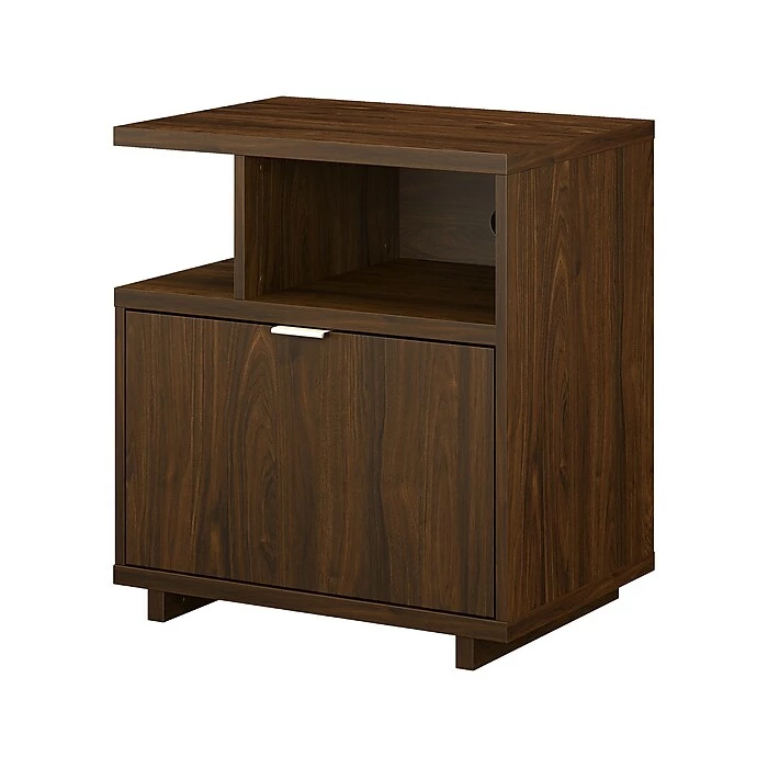 Kathy Ireland® Home By Bush Furniture Madison Avenue Single-Drawer Lateral File Cabinet, Modern Walnut, 27.17" (MDF127MW-03) 3 Kathy Ireland® Home By Bush Furniture Madison Avenue Single-Drawer Lateral File Cabinet, Modern Walnut, 27.17" (MDF127MW-03)