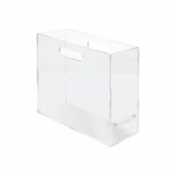 Russell+Hazel Slim File Box, Clear Acrylic (31733)