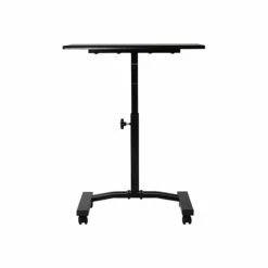 Seville Classics 21" - 33" Metal Adjustable Desk, Black (OFF65854)