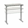 Bush Business Furniture Move 40 Series 28''-48'' Adjustable Standing Desk, White Spectrum/Cool Gray Metallic (M4S4824WPSK) 2 Bush Business Furniture Move 40 Series 28''-48'' Adjustable Standing Desk, White Spectrum/Cool Gray Metallic (M4S4824WPSK) -STAPLES Sales sp114331602 sc7