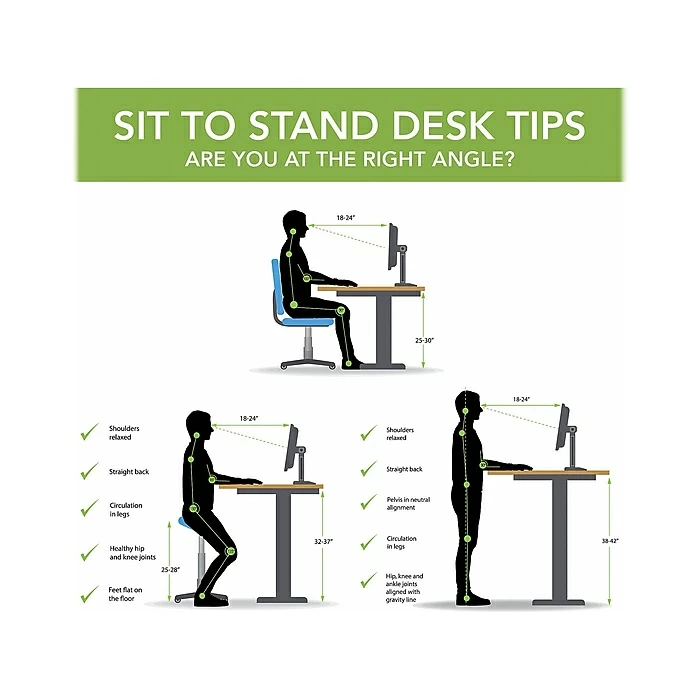 Bush Business Furniture Move 40 Series 28''-48'' Adjustable Standing Desk, White Spectrum/Cool Gray Metallic (M4S4824WPSK) 6 Bush Business Furniture Move 40 Series 28''-48'' Adjustable Standing Desk, White Spectrum/Cool Gray Metallic (M4S4824WPSK) - Image 4