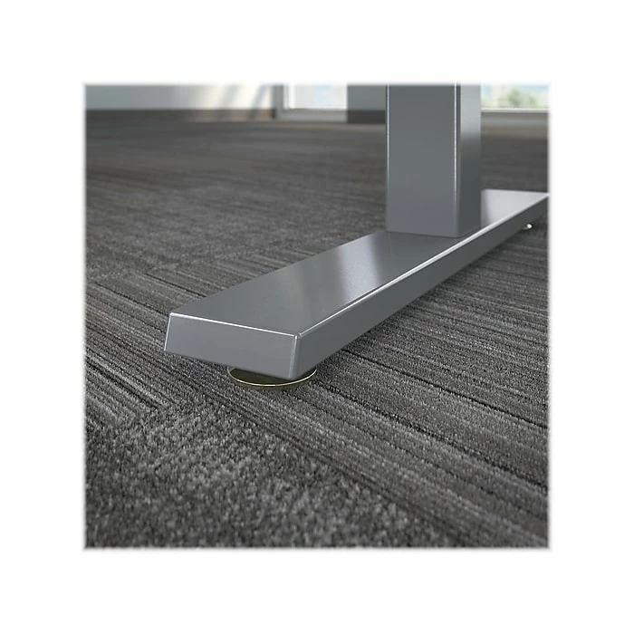 Bush Business Furniture Move 40 Series 28"-48'' Adjustable Standing Desk, White Spectrum/Cool Gray Metallic (M4S4830WPSK) 9 Bush Business Furniture Move 40 Series 28"-48'' Adjustable Standing Desk, White Spectrum/Cool Gray Metallic (M4S4830WPSK) - Image 7