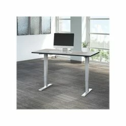 Bush Business Furniture Move 40 Series 28"-48" Adjustable Standing Desk, White Spectrum/Cool Gray Metallic (M4S6030WPSK) 11 Bush Business Furniture Move 40 Series 28"-48" Adjustable Standing Desk, White Spectrum/Cool Gray Metallic (M4S6030WPSK) -STAPLES Sales sp114331621 sc7