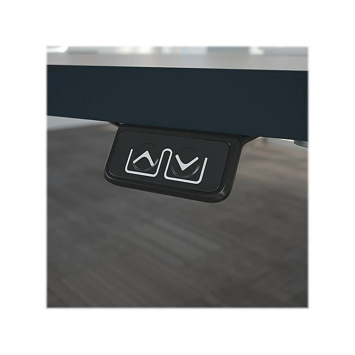 Bush Business Furniture Move 40 Series 28"-48" Adjustable Standing Desk, White Spectrum/Cool Gray Metallic (M4S6030WPSK) 8 Bush Business Furniture Move 40 Series 28"-48" Adjustable Standing Desk, White Spectrum/Cool Gray Metallic (M4S6030WPSK) - Image 6