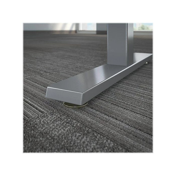Bush Business Furniture Move 40 Series 28"-48" Adjustable Standing Desk, White Spectrum/Cool Gray Metallic (M4S6030WPSK) 9 Bush Business Furniture Move 40 Series 28"-48" Adjustable Standing Desk, White Spectrum/Cool Gray Metallic (M4S6030WPSK) - Image 7