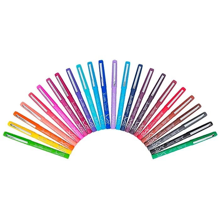 Scribble Stuff Felt Pens, Felt Tip Point, Assorted Inks, 24/Pack (FWP62) 4 Scribble Stuff Felt Pens, Felt Tip Point, Assorted Inks, 24/Pack (FWP62) - Image 2