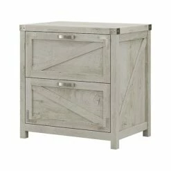 Kathy Ireland® Home By Bush Furniture 2-Drawer Lateral File Cabinet, Letter/Legal, Cottage White, 29" (CGF129CWH-03)