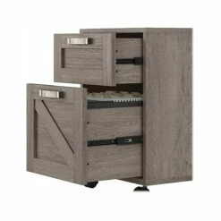 Kathy Ireland® Home By Bush Furniture 2-Drawer Vertical File Cabinet, Mobile, Letter/Legal, Restored Gray, 17" 15 Kathy Ireland® Home By Bush Furniture 2-Drawer Vertical File Cabinet, Mobile, Letter/Legal, Restored Gray, 17" -STAPLES Sales sp116167321 sc7