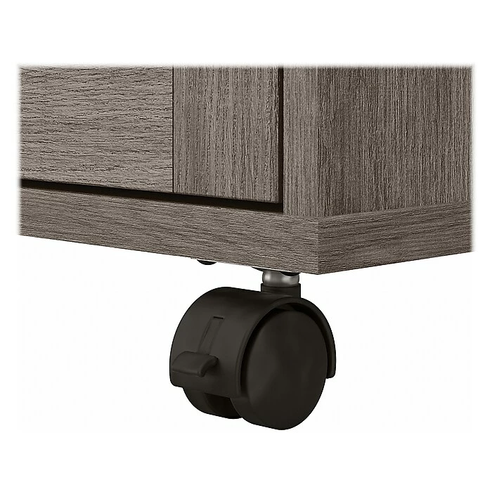 Kathy Ireland® Home By Bush Furniture 2-Drawer Vertical File Cabinet, Mobile, Letter/Legal, Restored Gray, 17" 9 Kathy Ireland® Home By Bush Furniture 2-Drawer Vertical File Cabinet, Mobile, Letter/Legal, Restored Gray, 17" - Image 7