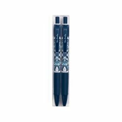 Vera Bradley Bonbon Medallion Retractable Ballpoint Pen, Black Ink, 2/Pack (212587)