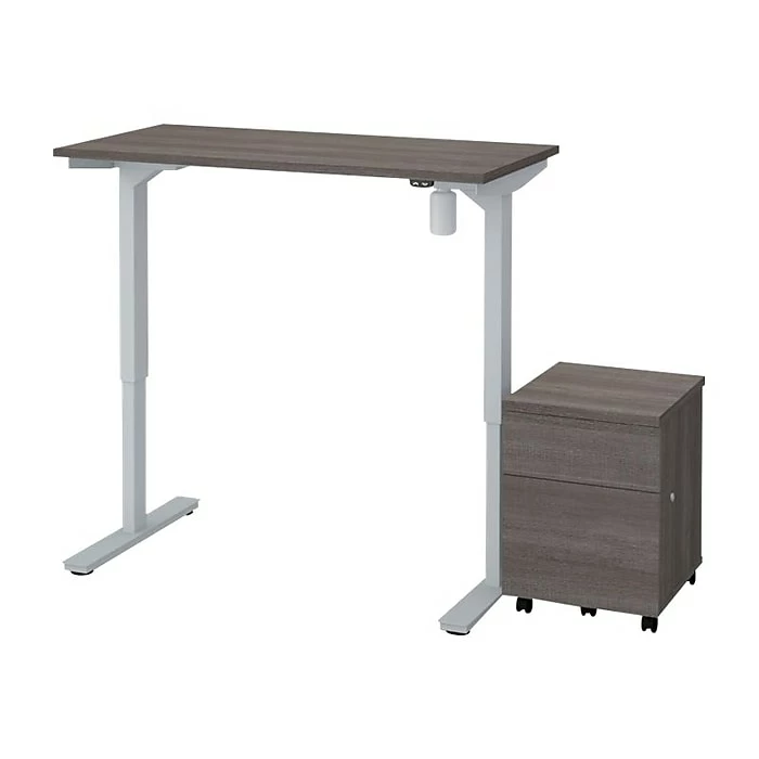 Bestar Universel 28"-45" Adjustable Standing Desk, Bark Gray (65842-47) 3 Bestar Universel 28"-45" Adjustable Standing Desk, Bark Gray (65842-47)