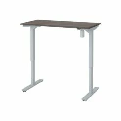 Bestar Universel 28"-45" Adjustable Standing Desk, Bark Gray (65837-47)