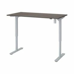 Bestar Universel 28"-45" Adjustable Standing Desk, Bark Gray (65839-47)