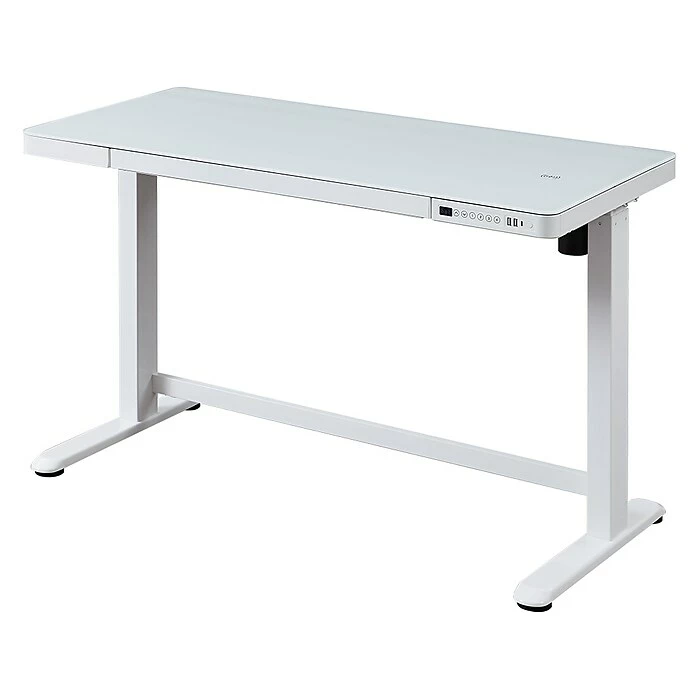 Koble Juno Smart 28"-48" Metal/Glass Adjustable Desk, White (KB-DK007-003) 4 Koble Juno Smart 28"-48" Metal/Glass Adjustable Desk, White (KB-DK007-003) - Image 2