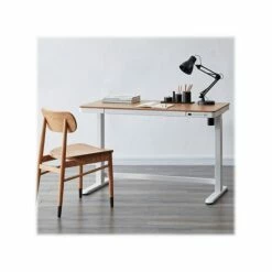 Koble Juno Smart 28"-48" Metal/Melamine Adjustable Desk, Oak/White (KB-DK007-004) 15 Koble Juno Smart 28"-48" Metal/Melamine Adjustable Desk, Oak/White (KB-DK007-004) -STAPLES Sales sp122028767 sc7