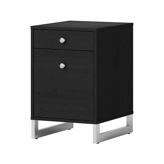 Whalen Asherton 2-Drawer Vertical File Cabinet, Letter/Legal, Inkwood Black, 19" (SPUS-ASHF-BM) 3 Whalen Asherton 2-Drawer Vertical File Cabinet, Letter/Legal, Inkwood Black, 19" (SPUS-ASHF-BM)