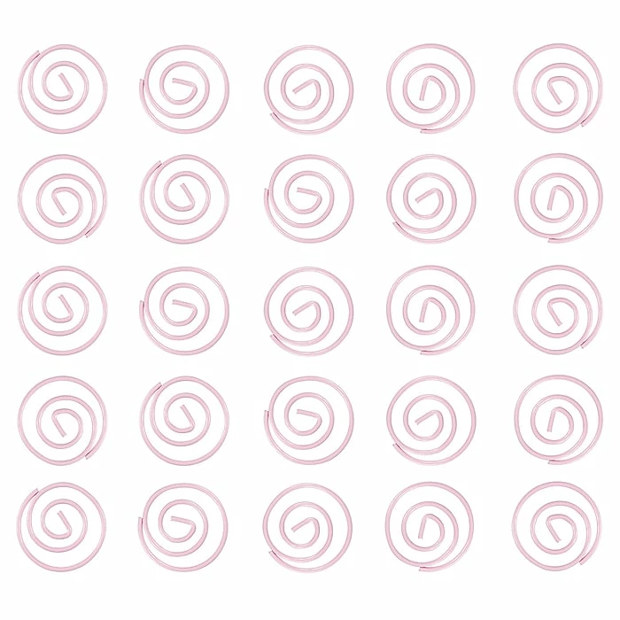 JAM Paper® Colored Circular Paper Clips, Round Paperclips, Baby Pink, 50/Pack (2187132) 7 JAM Paper® Colored Circular Paper Clips, Round Paperclips, Baby Pink, 50/Pack (2187132) - Image 5