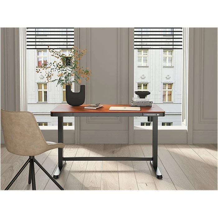 Koble Juno 29"-47" Melamine Adjustable Desk, Brown/Black (KB-DK007-001) 8 Koble Juno 29"-47" Melamine Adjustable Desk, Brown/Black (KB-DK007-001) - Image 6