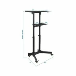 Mount-It! 41"-49" Aluminum Adjustable Portable Lectern, Black (MI-7971) 9 Mount-It! 41"-49" Aluminum Adjustable Portable Lectern, Black (MI-7971) -STAPLES Sales sp123233993 sc7