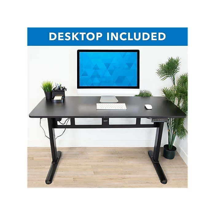 Mount-It! 29" - 47" Adjustable Desk, Black (MI-7999) 9 Mount-It! 29" - 47" Adjustable Desk, Black (MI-7999) - Image 7
