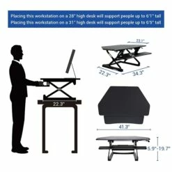 Flexispot M4B 41" Corner Adjustable Standing Desk, MFD Desktop And Metal Base 12 Flexispot M4B 41" Corner Adjustable Standing Desk, MFD Desktop And Metal Base -STAPLES Sales sp12472590 sc7