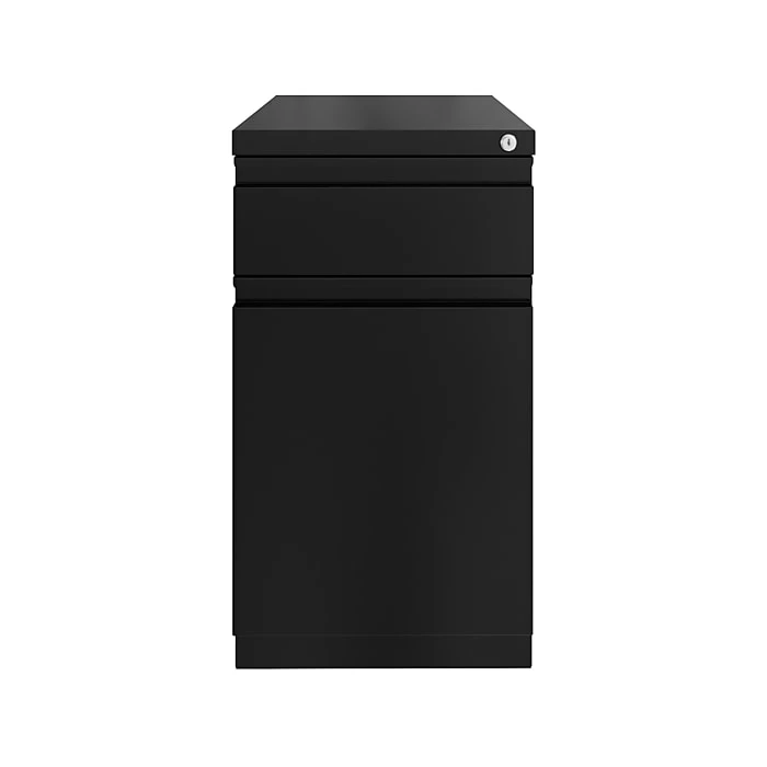 Hirsh 2-Drawer Vertical File Cabinet, Mobile/Pedestal, Letter, Black, 19.88" (25032) 3 Hirsh 2-Drawer Vertical File Cabinet, Mobile/Pedestal, Letter, Black, 19.88" (25032)