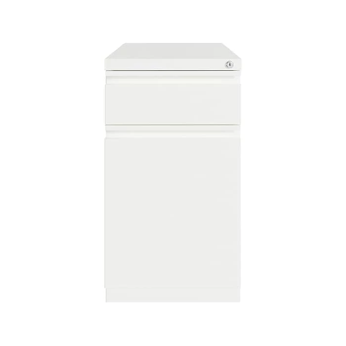 Hirsh 2-Drawer Vertical File Cabinet, Mobile/Pedestal, Letter, White, 19.88" (25033) 4 Hirsh 2-Drawer Vertical File Cabinet, Mobile/Pedestal, Letter, White, 19.88" (25033) - Image 2