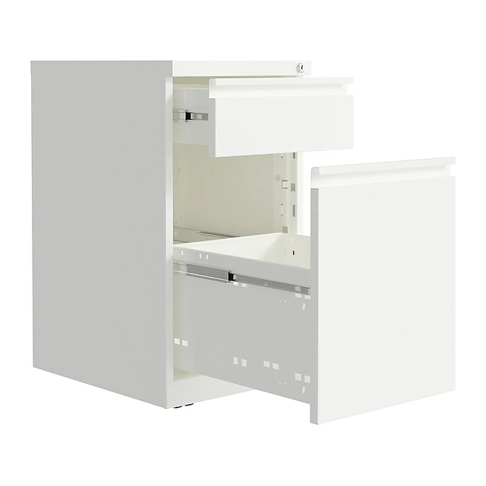 Hirsh 2-Drawer Vertical File Cabinet, Mobile/Pedestal, Letter, White, 19.88" (25033) 6 Hirsh 2-Drawer Vertical File Cabinet, Mobile/Pedestal, Letter, White, 19.88" (25033) - Image 4