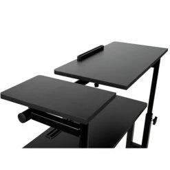 Mind Reader 30" - 44" Particle Board Adjustable Desk, Black (SDROLLXL-BLK) 12 Mind Reader 30" - 44" Particle Board Adjustable Desk, Black (SDROLLXL-BLK) -STAPLES Sales sp127455625 sc7