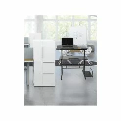 Mind Reader 30" - 44" Particle Board Adjustable Desk, Black (SDROLLXL-BLK) 13 Mind Reader 30" - 44" Particle Board Adjustable Desk, Black (SDROLLXL-BLK) -STAPLES Sales sp127455726 sc7