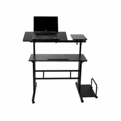 Mind Reader 30" - 44" Particle Board Adjustable Desk, Black (SDROLLXL-BLK) 15 Mind Reader 30" - 44" Particle Board Adjustable Desk, Black (SDROLLXL-BLK) -STAPLES Sales sp127455728 sc7