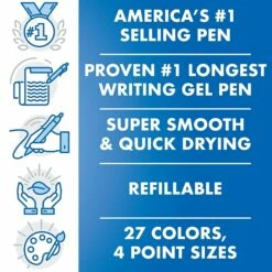 Pilot G2 Retractable Gel Pens, Bold Point, Blue Ink, Dozen (31257) 8 Pilot G2 Retractable Gel Pens, Bold Point, Blue Ink, Dozen (31257) -STAPLES Sales sp130855909 sc7 1