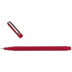 Marvy Uchida Le Pen Felt Pen, Ultra Fine Point, Red Ink, 2/Pack (7655884A) -STAPLES Sales sp131391464 sc7