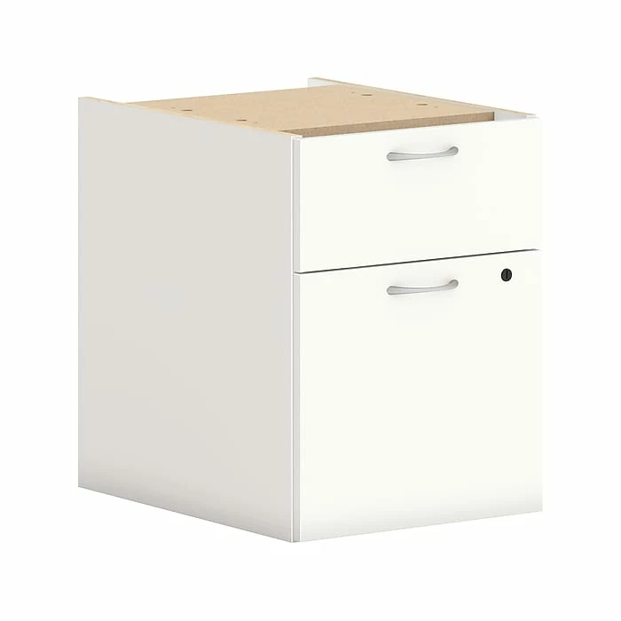 HON Mod 2-Drawer Vertical File Cabinet, Hanging Pedestal, Letter/Legal, Simply White, 20" (HONPLPHBFLP1) 3 HON Mod 2-Drawer Vertical File Cabinet, Hanging Pedestal, Letter/Legal, Simply White, 20" (HONPLPHBFLP1)