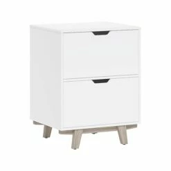 Thomasville Furniture Whitney 2-Drawer Lateral File Cabinet, Letter/Legal, White, 23.75" (SPLS-WHLF-TV)