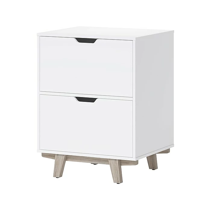 Thomasville Furniture Whitney 2-Drawer Lateral File Cabinet, Letter/Legal, White, 23.75" (SPLS-WHLF-TV) 4 Thomasville Furniture Whitney 2-Drawer Lateral File Cabinet, Letter/Legal, White, 23.75" (SPLS-WHLF-TV) - Image 2
