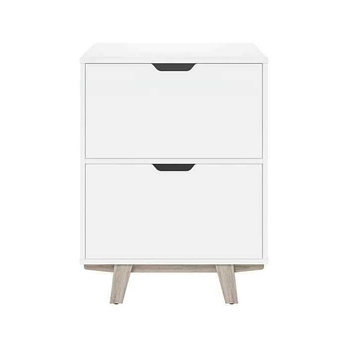 Thomasville Furniture Whitney 2-Drawer Lateral File Cabinet, Letter/Legal, White, 23.75" (SPLS-WHLF-TV) 5 Thomasville Furniture Whitney 2-Drawer Lateral File Cabinet, Letter/Legal, White, 23.75" (SPLS-WHLF-TV) - Image 3